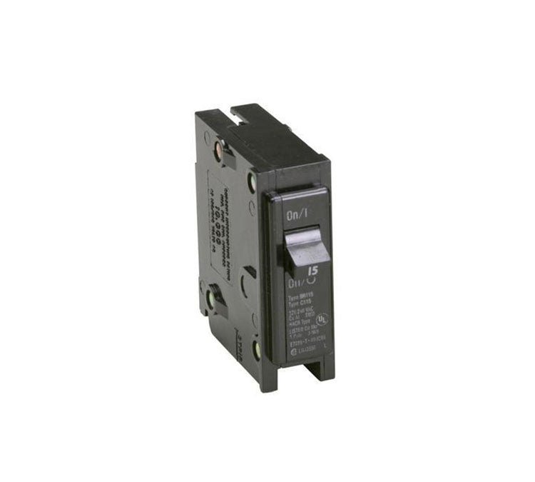 Eaton BR115 Cutler-Hammer 15 Amp Single Pole Plug-in Circuit Breaker