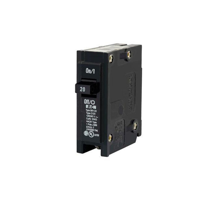 Eaton BR120 Cutler-Hammer 20 Amp Single Pole Plug-in Circuit Breaker