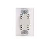 Eaton GFCI Self-Test 15A/20A -125V Tamper Resistant Duplex Receptacle with Standard Size Wallplate, White