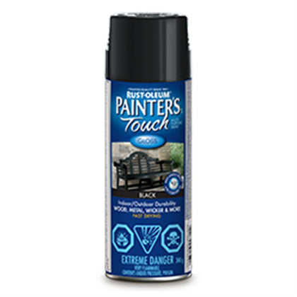 Spray Paint - Black Gloss Finish (340 G) - Reno Supplies
