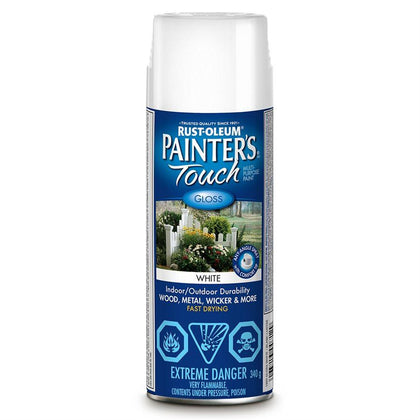 Spray Paint - White Gloss Finish (340 G) - Reno Supplies