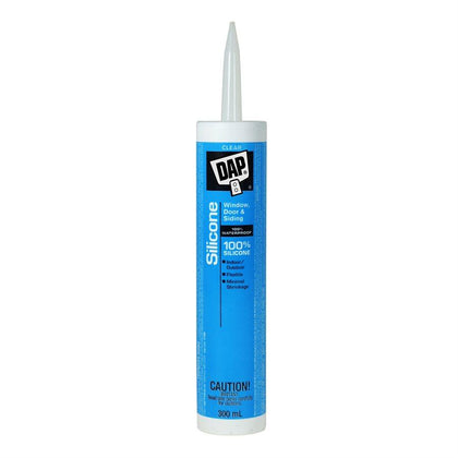Dap Clear Silicone For Window, Door & Siding - 100% Waterproof Seal (300 ml) - Reno Supplies