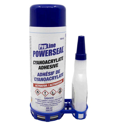 Powerseal Cyanocrylate Adhesive Combo (activator - 400 ml + Adhesive - 100 G) - Reno Supplies