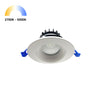 3.5" ROUND BAFFLE LED RECESSED LIGHT, 9W, 650LM, 5CCT SWITCHABLE 2700K-3000K-3500K-4000K-5000K, AIRTIGHT WITH JUNCTION BOX (WHITE TRIM)