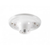 VISTA 46049 1Pack/10Pack Plastic Ceiling Lampholder, Keyless with Leads - White