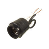 VISTA 46053 Pig-Tail Socket w/6" leads - Black rubber