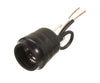 VISTA 46053 Pig-Tail Socket w/6" leads - Black rubber