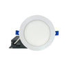6" Round SUPER-THIN LED SLIM PANEL, DIMMABLE, 15W, 1000LM (5CCT SWITCHABLE) 2700K-3000K-3500K-4000K-5000K, AIRTIGHT WITH JUNCTION BOX (White Trim)
