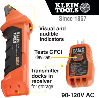Klein Digital Circuit Breaker Finder with GFCI Outlet Tester