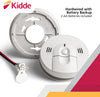 Kidde KN-COSM-IBA Hardwire Combination Smoke/Carbon Monoxide Alarm with Battery Backup and Voice Warning, Interconnectable