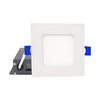 4" SQUARE SUPER-THIN LED SLIM PANEL, DIMMABLE, 12W, 750LM (3CCT SWITCHABLE) 3000K-4000K-5000K, AIRTIGHT WITH JUNCTION BOX