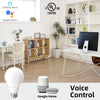 RS RGB LED Light Bulb, A19, 8W, 800 LM, Dimmable, Color Change with Remote Control, Voice Control, Intelligent Scene, with Memory Function, ETL Listed