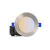 3.5" ROUND SUPER-THIN LED SLIM PANEL, DIMMABLE, 7W, 500LM (5CCT SWITCHABLE) 2700K-3000K-3500K-4000K-5000K, AIRTIGHT WITH JUNCTION BOX  (Brushed Nickel Trim)