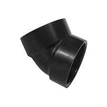 4 IN. ABS 45-DEGREE ABS SHORT ELBOW FITTING - Reno Supplies