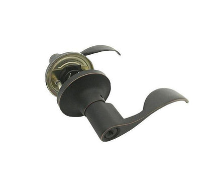 ENTRANCE LOCK (ACCENT WAVE) OIL RUBBED BRONZE