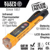 Klein Tools NCVT-4IR Non-Contact Voltage Tester with Infrared Thermometer Tests AC Voltage and IR Temperature
