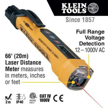 Klein Tools NCVT-6 Non-Contact Voltage Tester with Laser Distance Meter - Reno Supplies
