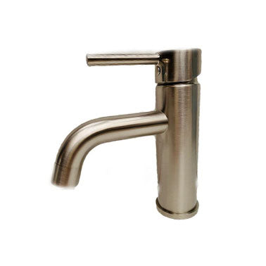 Single-Hole and Three-Hole Single Handle Bathroom Faucet in SATIN NICKEL - Reno Supplies