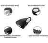 DawnRay 70W LED Wall Pack Light,100-277VAC, 7,500LM, IP65 Waterproof Outdoor Lights with Adjustable Head, Suitable for Wet Location, 4000K Cool White