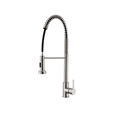 Single-Handle Pull-Down Sprayer Kitchen Bar Faucet in CHROME - Reno Supplies