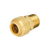 1/2'' PUSH FIT STRAIGHT CONNECTOR * 1/2'' MPT