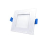 4" SQUARE SUPER-THIN LED SLIM PANEL, DIMMABLE, 12W, 870LM (5CCT SWITCHABLE)2700K-3000K-3500K-4000K-5000K, AIRTIGHT WITH JUNCTION BOX