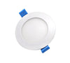 4" ROUND SUPER-THIN LED SLIM PANEL, DIMMABLE, 12W, 870LM (5CCT SWITCHABLE) 2700k-3000K-3500k-4000K-5000K, AIRTIGHT WITH JUNCTION BOX