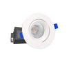 4" Round Baffle LED RECESSED LIGHT, 12W, 830LM, (5CCT SWITCHABLE 2,700K-3,000K-3500K-4000k-5000k, AIRTIGHT WITH JUNCTION BOX (White Trim)