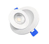 4" Round Gimbal LED Slim panel, Dimmable, 9W, 860LM, (5CCT SWITCHABLE)  2700K-3000K-3500K-4000K-5000K, Airtight with junction box (WHITE TRIM)