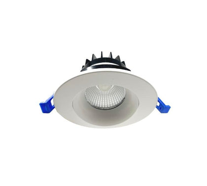 4Inch Dim to Warm Baffle LED Recessed Light with Air Tight Junction Box, 12W, 660 LM, Dimmable from 3000K to 2200K, Adjustable & Rotatable