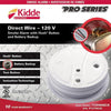 Kidde i12040ACA（P1275CA) Direct Wire - 120V Smoke Alarm with Hush Button and Battery Backup
