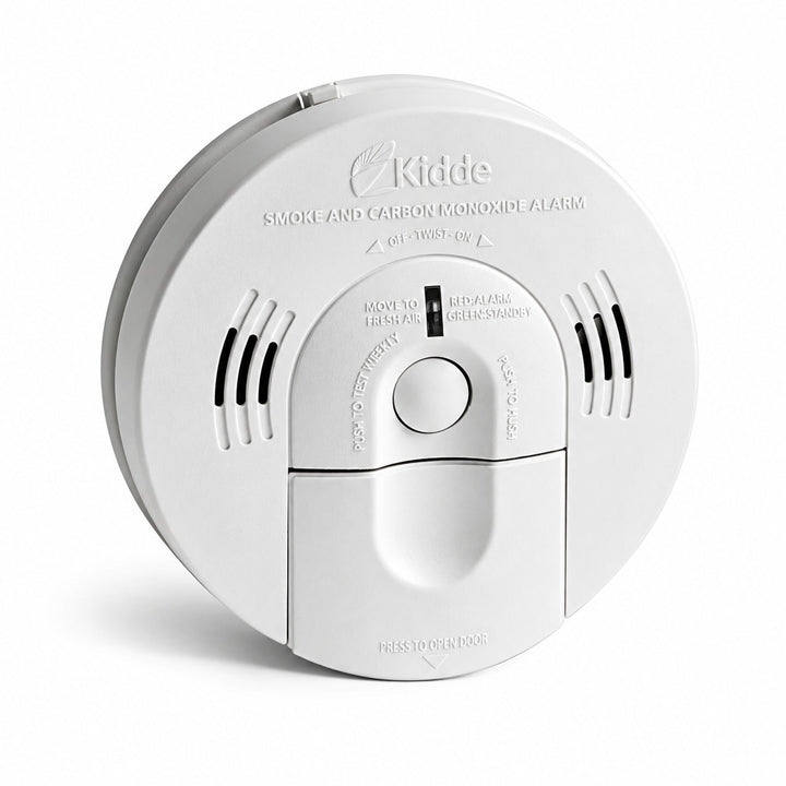Kidde KN-COSM-IBA Hardwire Combination Smoke/Carbon Monoxide Alarm with Battery Backup and Voice Warning, Interconnectable