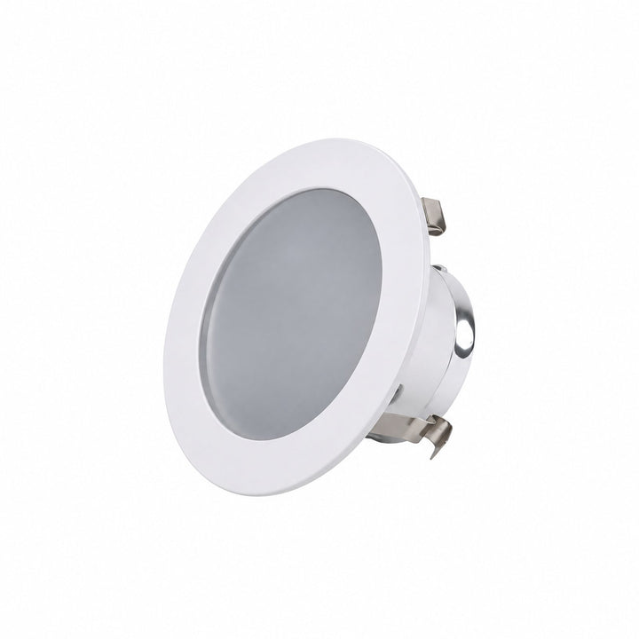Recessed Lighting 4" PAR16(short neck)/MR16/GU10 Shower Trim, Waterproof, Glossy, White, cULus Certificated - Reno Supplies