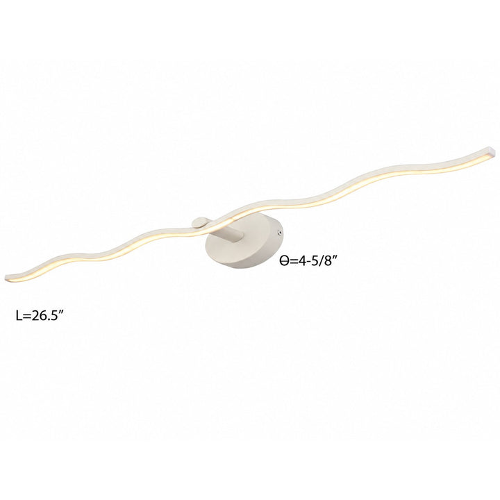 12w,CCT: 6000K SWIRLY VANITY LIGHT - Reno Supplies