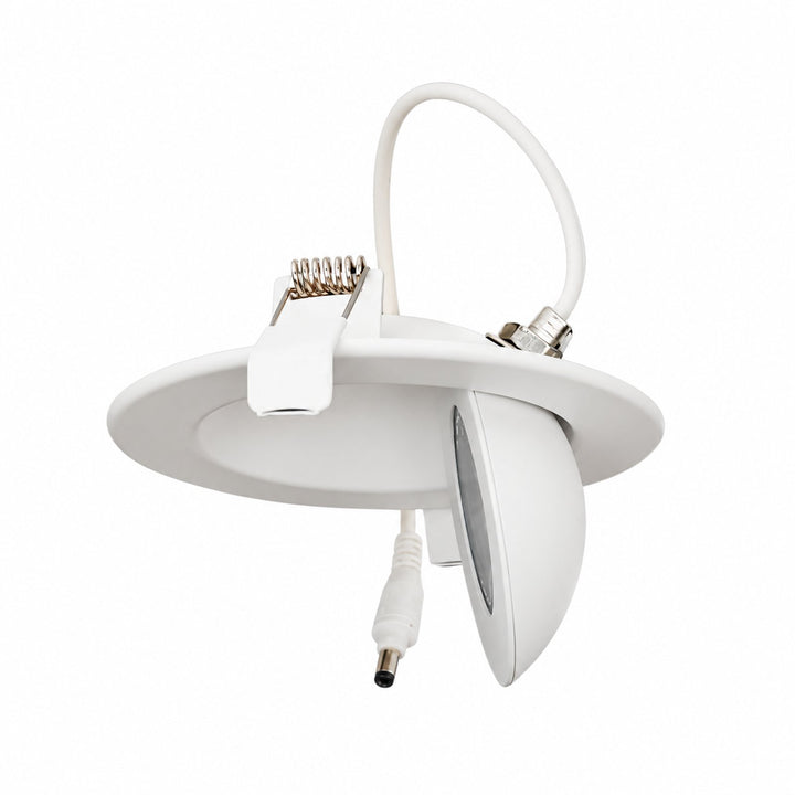 4″ Multi-Directional Gimbal, 8W, 700LM, Beam Angle 40°, 3CCT(3000K/4000K/5000K Changeable), White
