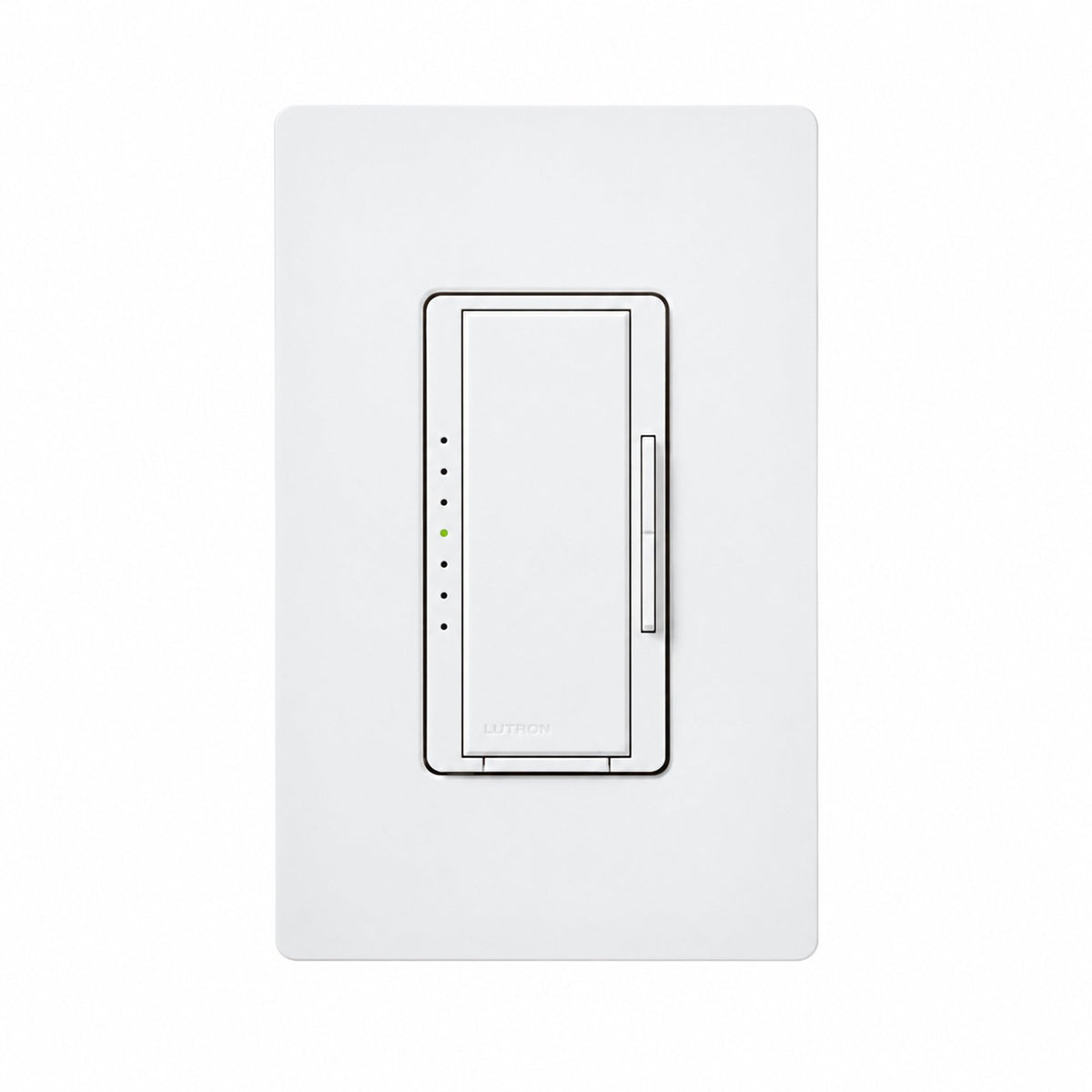 Lutron Maestro LED+ Dimmer Switch | for Dimmable LED, Halogen & Incandescent Bulbs | Single-Pole or Multi-Location | MACL-153M-WH-C | White