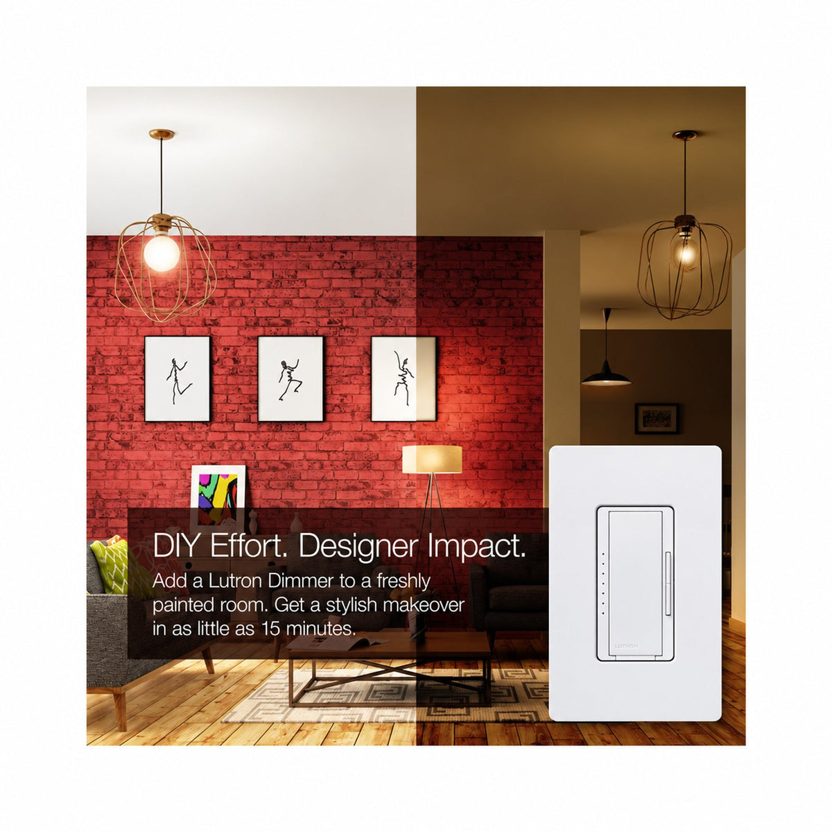Lutron Maestro LED+ Dimmer Switch | for Dimmable LED, Halogen & Incandescent Bulbs | Single-Pole or Multi-Location | MACL-153M-WH-C | White