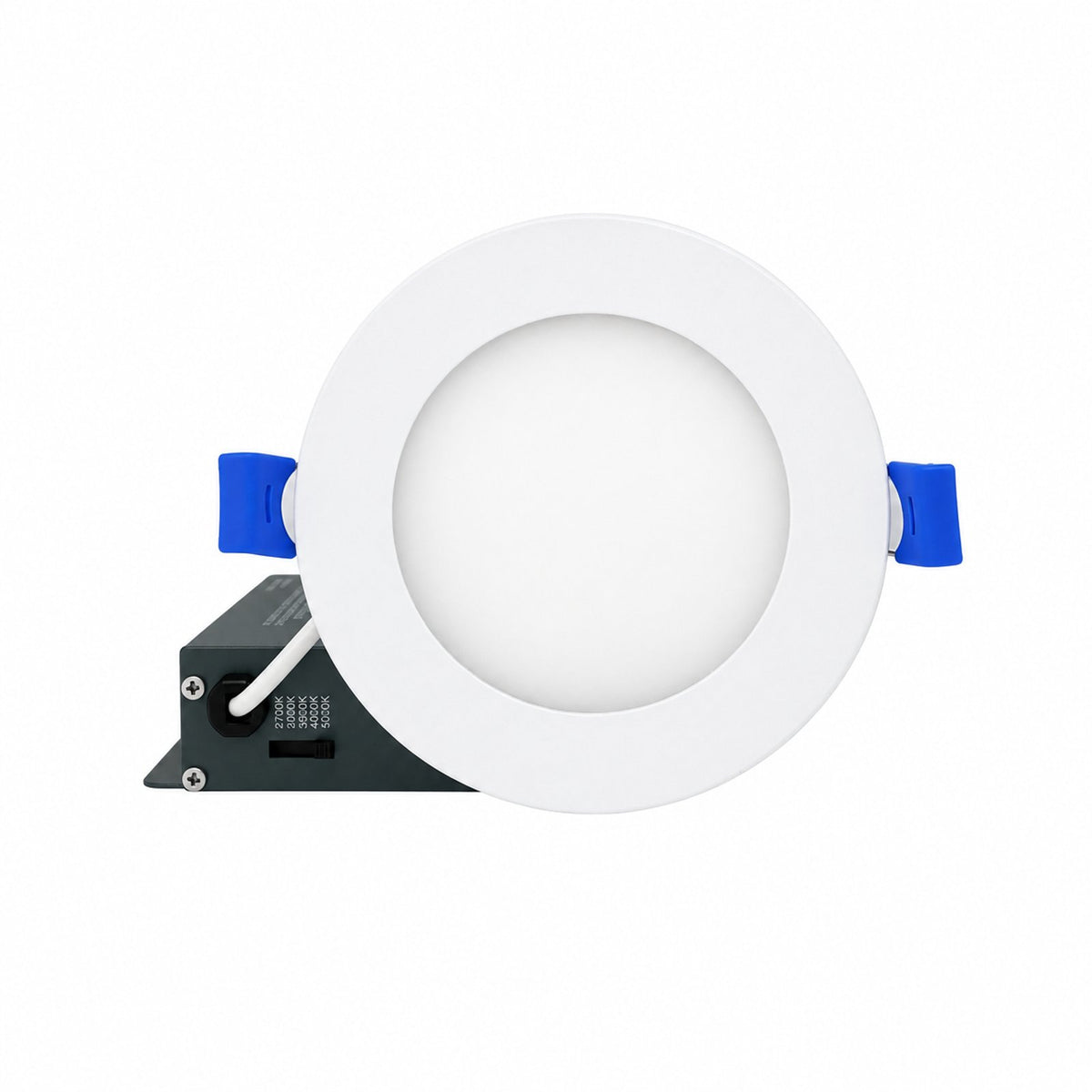 4" ROUND SUPER-THIN LED SLIM PANEL, DIMMABLE, 12W, 1100LM (5CCT SWITCHABLE) 2700k-3000K-3500k-4000K-5000K, AIRTIGHT WITH JUNCTION BOX