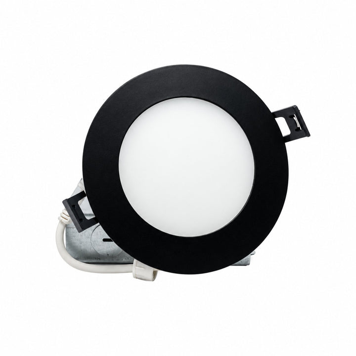 Green Lux 4" LED Slim Downlight 3CCT Selectable Dimmable (Black Finish)