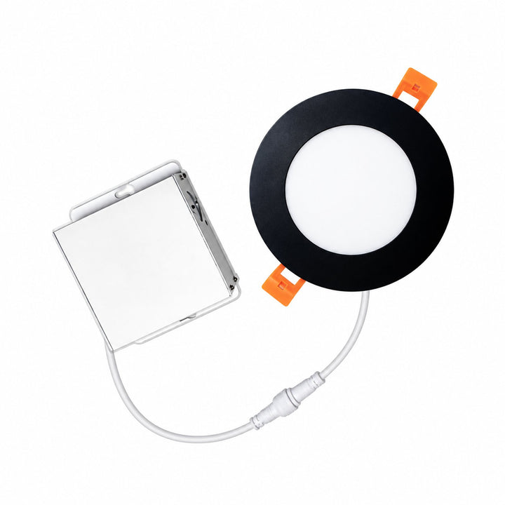 4″ Slim Panel, 10W, 750LM, 3CCT(3000K/4000K/5000K Changeable), Black