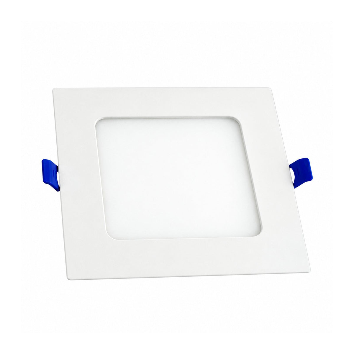 6" SQUARE SUPER-THIN LED SLIM PANEL, DIMMABLE, 15W, 1250LM (5CCT SWITCHABLE)2700K-3000K-3500K-4000K-5000K, AIRTIGHT WITH JUNCTION BOX (WHITE)