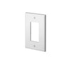 EATON PJ26W 1 Gang Decora/GFCI Wall Plate, Midway Size, White