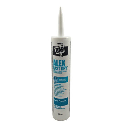 Alex Fast Dry White Caulking - 20 Minutes Paint Ready (300 ml) - Reno Supplies