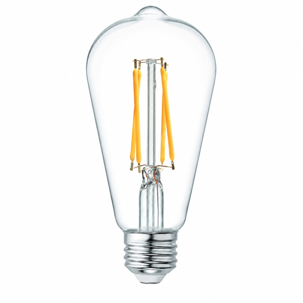 RS Vintage Led Edison Light Bulbs, 5W (40Wattage Equivalent), 450LM Dimmable, 110VAC, ST19(ST64) Filament Bulbs with E26 Base