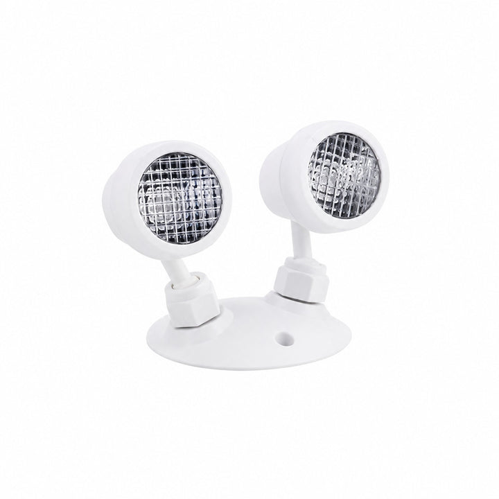 Double Remote Lamp Head , 2x2W , 2x130Lm , DC 3.6V-DC24V , cUL, No Battery, Thermal plastic housing