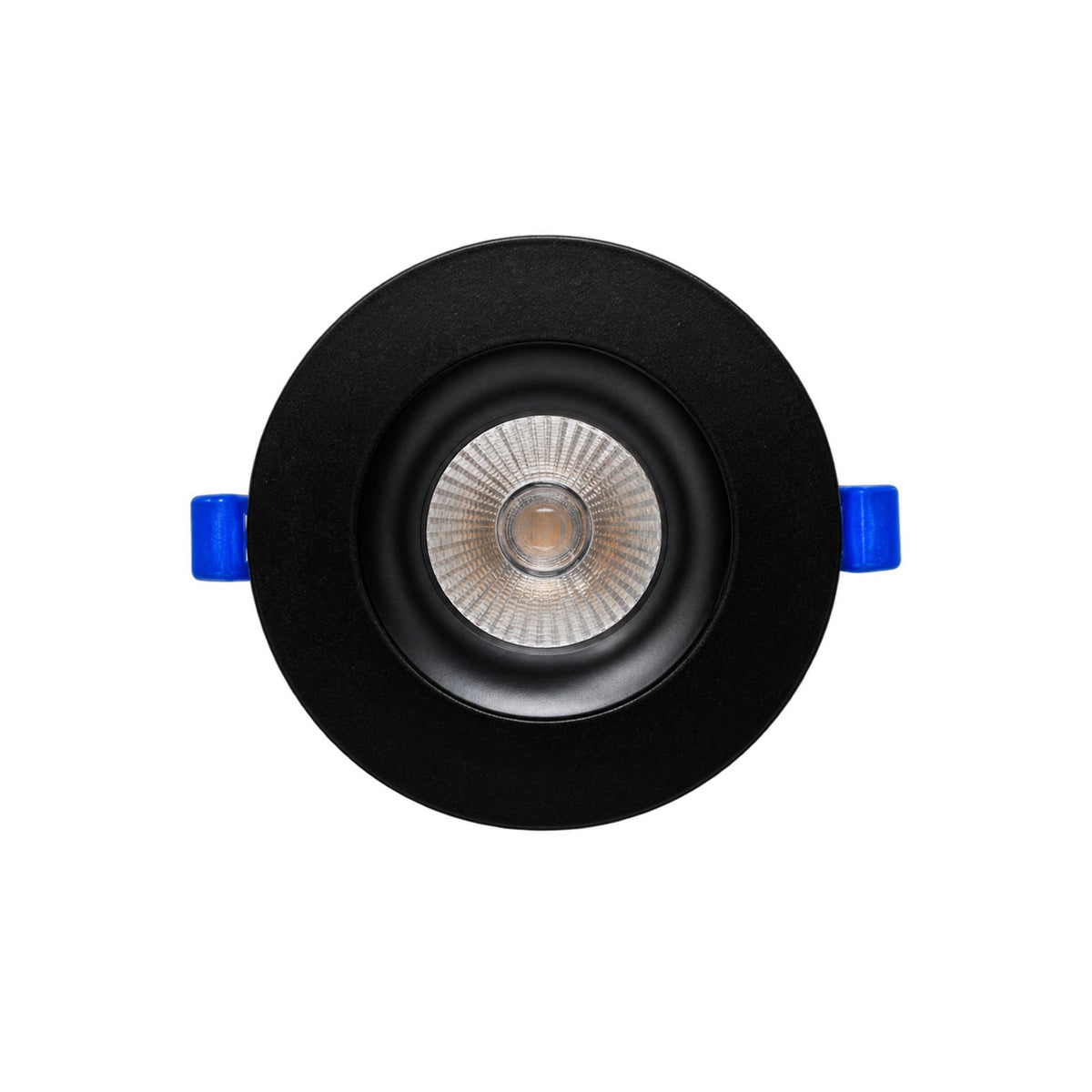 4" Round Baffle LED RECESSED LIGHT, 12W, 830LM, (5CCT SWITCHABLE 2,700K-3,000K-3500K-4000k-5000k, AIRTIGHT WITH JUNCTION BOX (Black Trim) - Reno Supplies