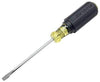 Klein Tools 601-4 3/16-Inch Cabinet-Tip Screwdriver with 4-Inch Round Shank