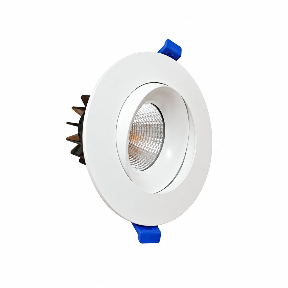4Inch, Dim to Warm Baffle LED Recessed Light with Air Tight Junction Box, 12W, 660 LM, Color temperature dimmable from 3000K to 2200K, Adjustable & Rotatable Recessed Ceiling Fixture - Reno Supplies