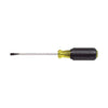 Klein Tools 601-4 3/16-Inch Cabinet-Tip Screwdriver with 4-Inch Round Shank