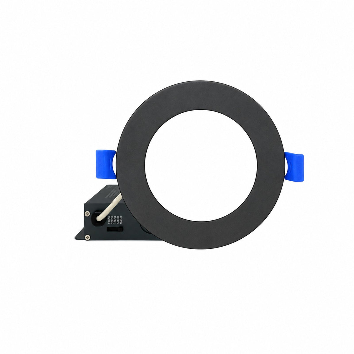 4" ROUND SUPER-THIN LED SLIM PANEL, DIMMABLE, 12W, 750LM (3CCT SWITCHABLE) 3000K-4000K-5000K, AIRTIGHT WITH JUNCTION BOX